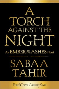 a torch against the night